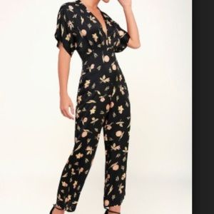 Capulet Silk Floral Jumpsuit